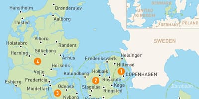 Kort over danmarks øer