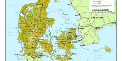Kort over danmark kommune