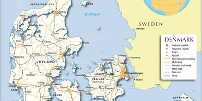 Kort over danmarks havne