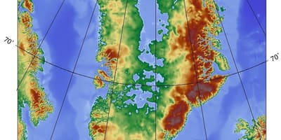 Topografisk kort over danmark