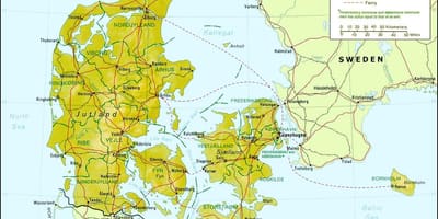 Kort over danmarks geografi 