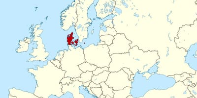 Kort over danmarks placering på verden 