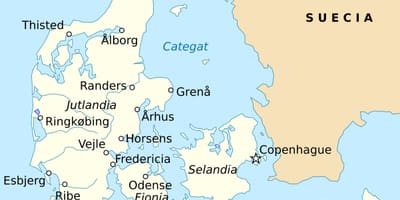 Kort over fredericia